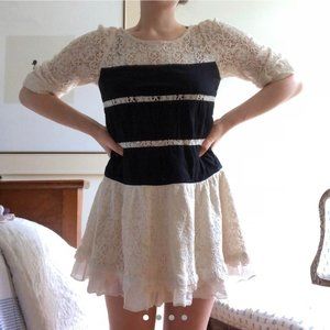 Marc Jacobs Cotton Lace Mini-Dress